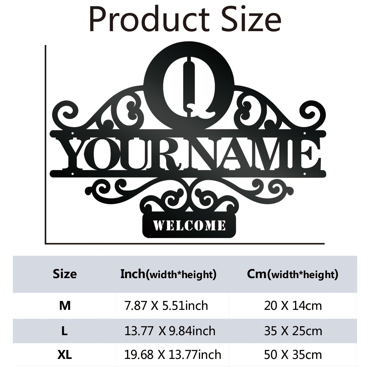 Interior Design Names - 1 pc cool letters Custom Name
