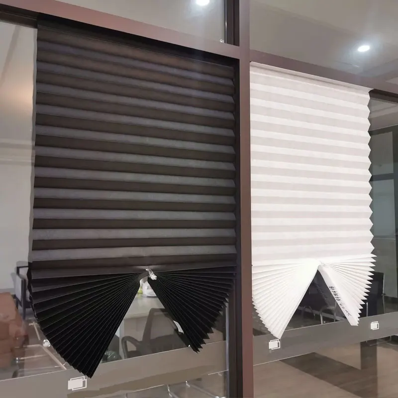 Linen Roller Blind - 1Pc Shades Self-adhesive Half Windows Nonwoven