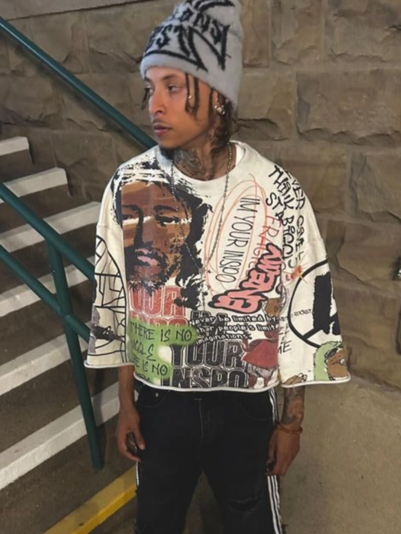 Linen Roller Blind - Y2K T Shirt Mid Long Sleeve