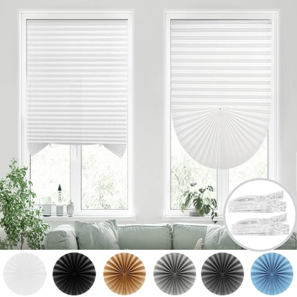 Pleated Window Blinds Temporar - огляд і ціна Linen Roller Blind