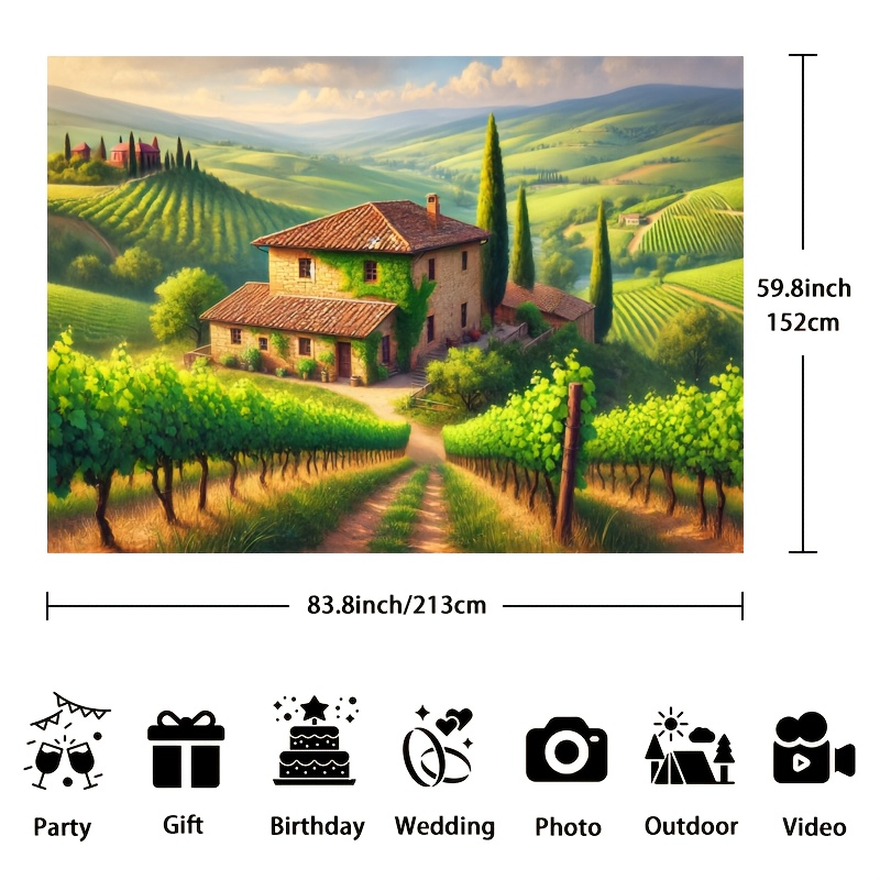 Italian Vineyard Cottage Wall  - огляд і ціна Interior Design Hd