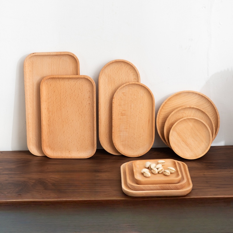 Solid Beech Wood Breakfast Tra - огляд і ціна Travertine Tray Oval