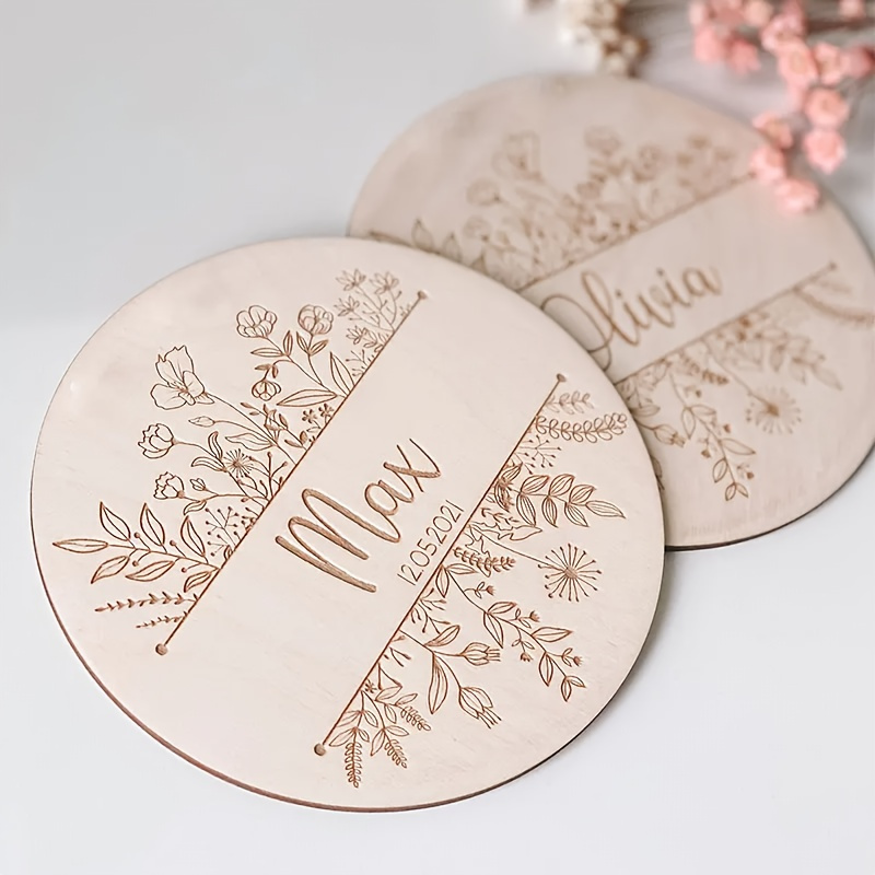 Personalized Floral Engraved N - огляд і ціна Interior Design Names