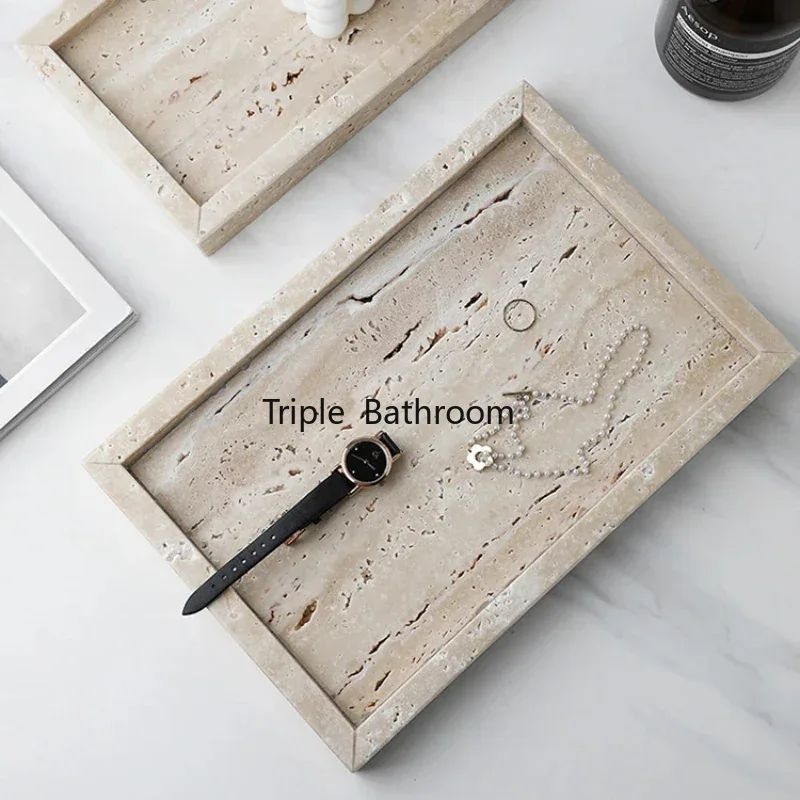 Natural Cave Stone Bathroom Su - огляд і ціна Travertine Tray Oval