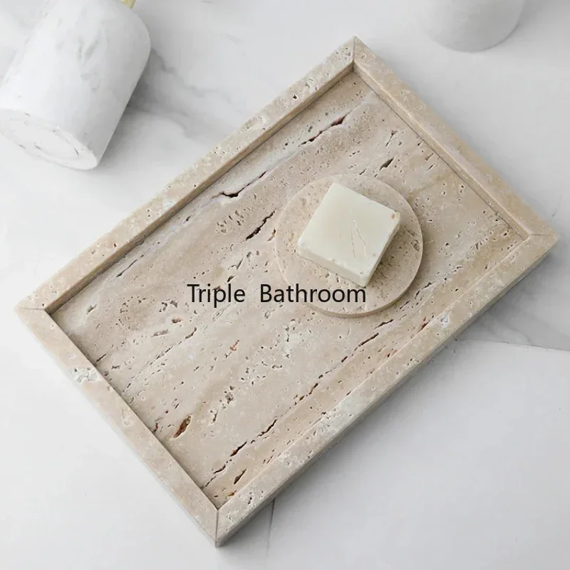 Natural Cave Stone Bathroom Su - огляд і ціна Travertine Tray Oval