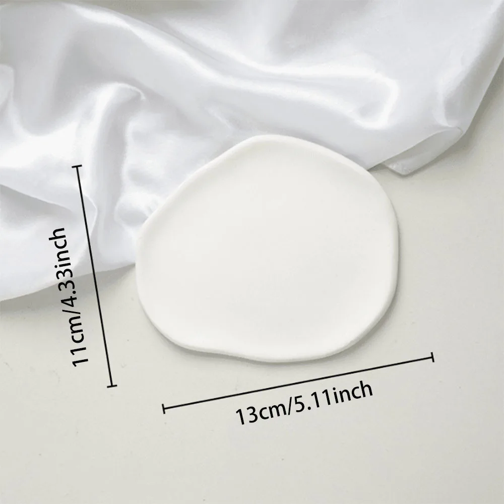 1PC Elegant White Jewelry Tray - огляд і ціна Travertine Tray Oval