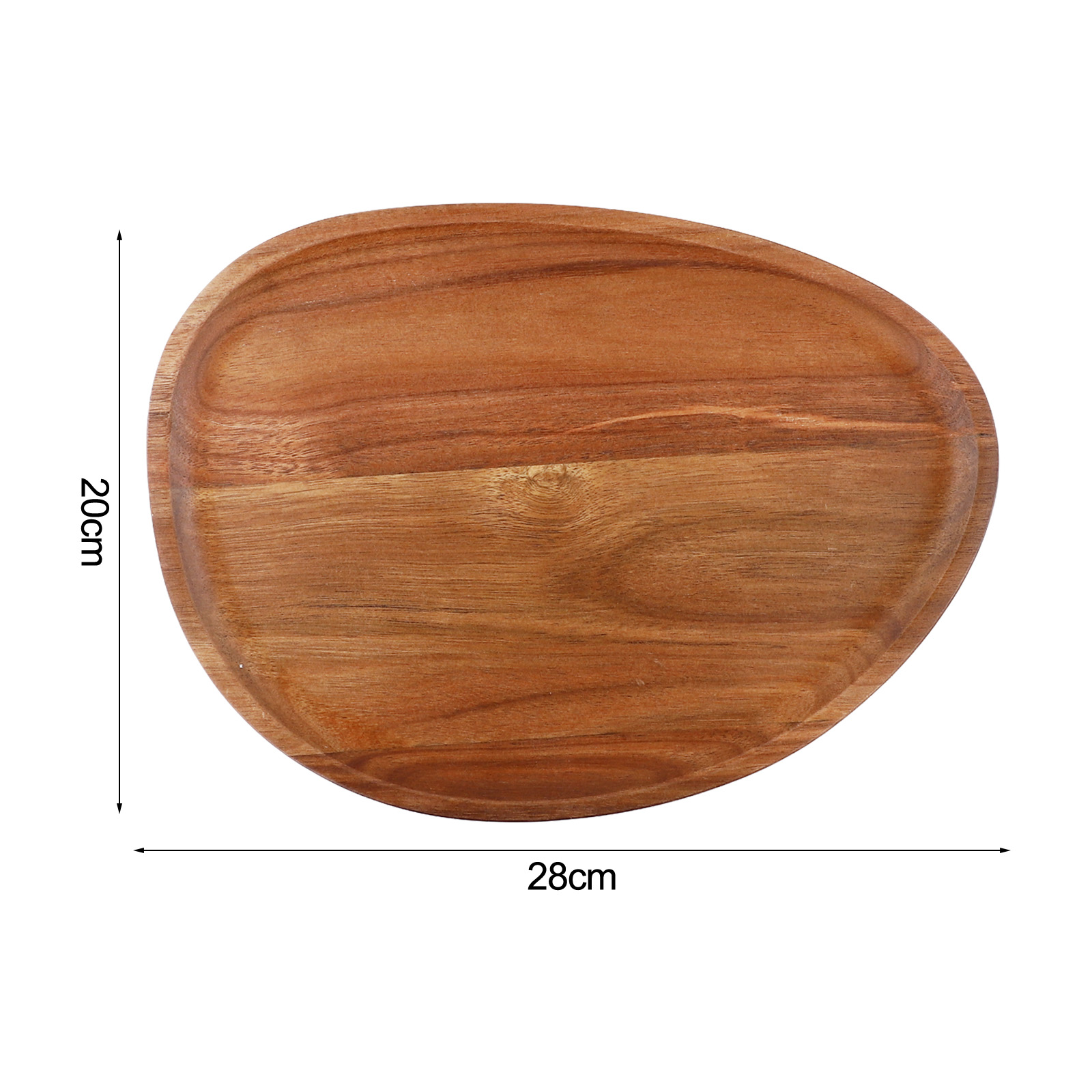 Wood Dinner Plates Irregular O - огляд і ціна Travertine Tray Oval