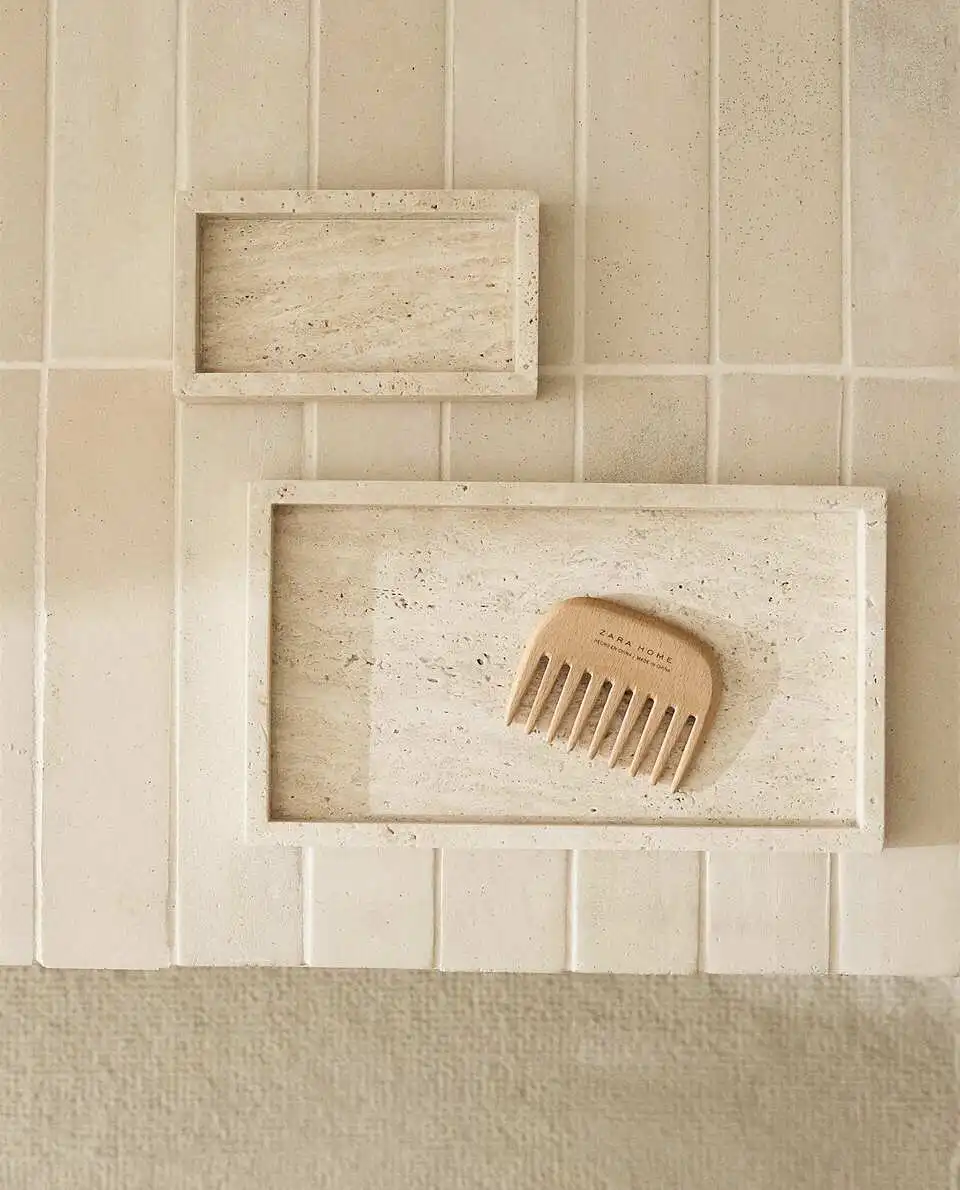 Wabi-Sabi Style Yellow Travert - огляд і ціна Travertine Tray Oval