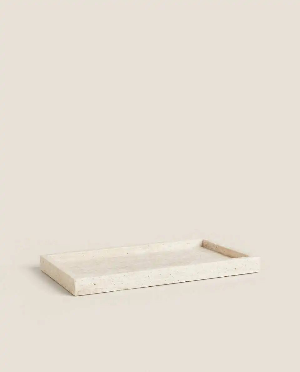 Wabi-Sabi Style Yellow Travert - огляд і ціна Travertine Tray Oval