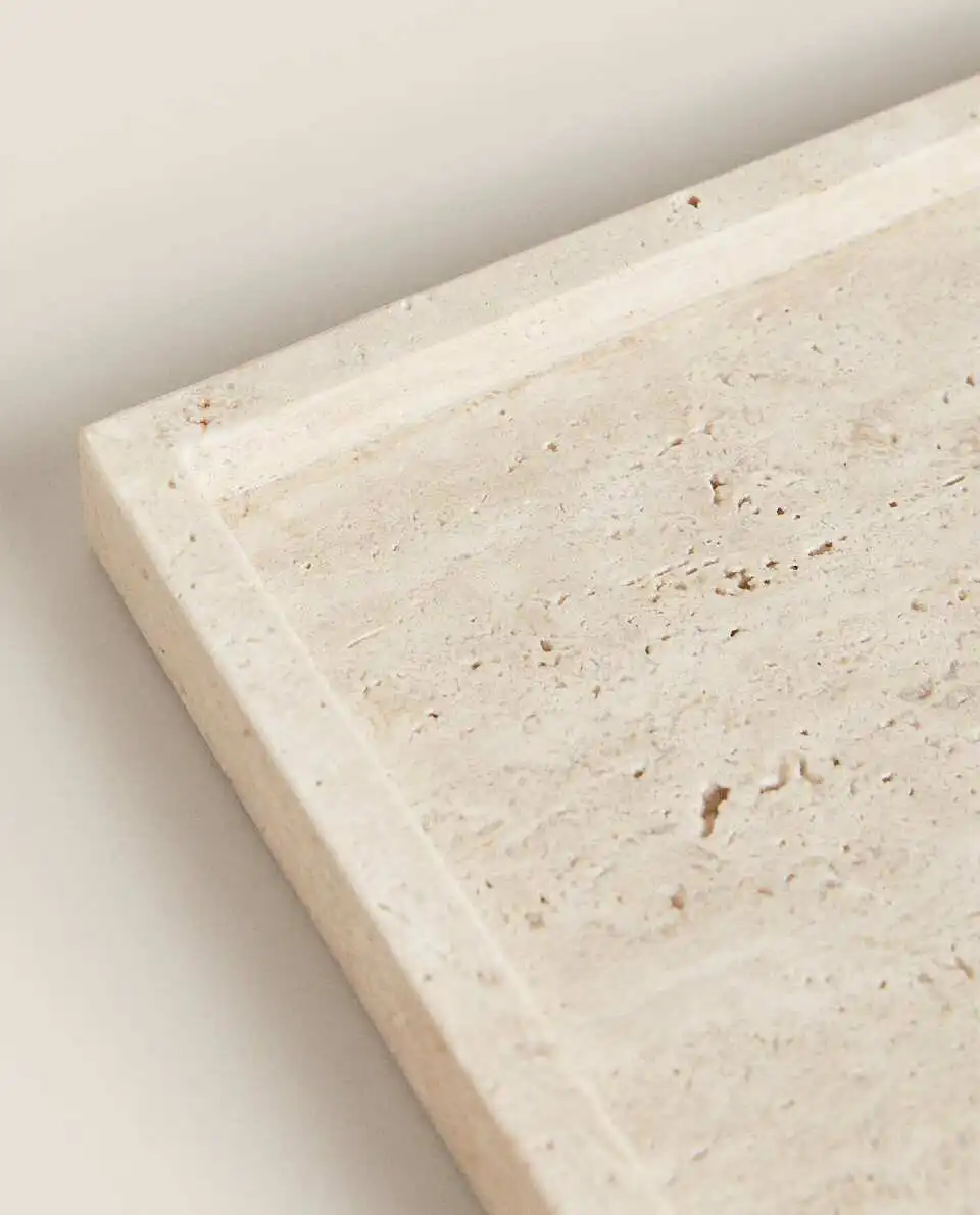 Wabi-Sabi Style Yellow Travert - огляд і ціна Travertine Tray Oval