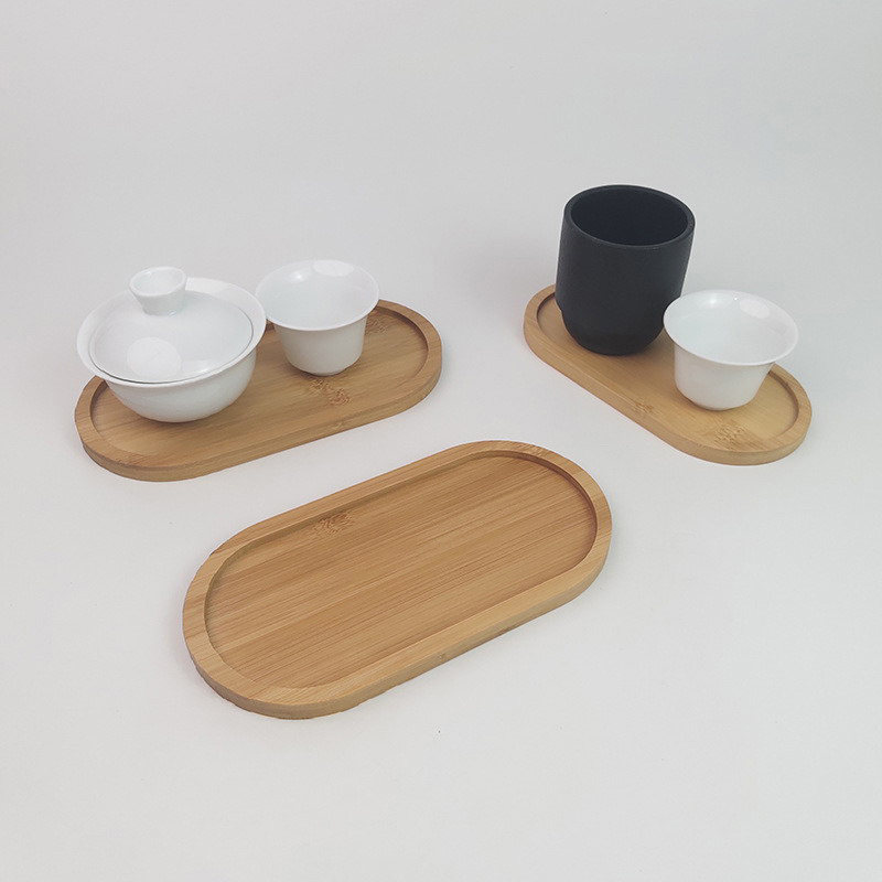 Tableware Solid Wood Food Tray - огляд і ціна Travertine Tray Oval