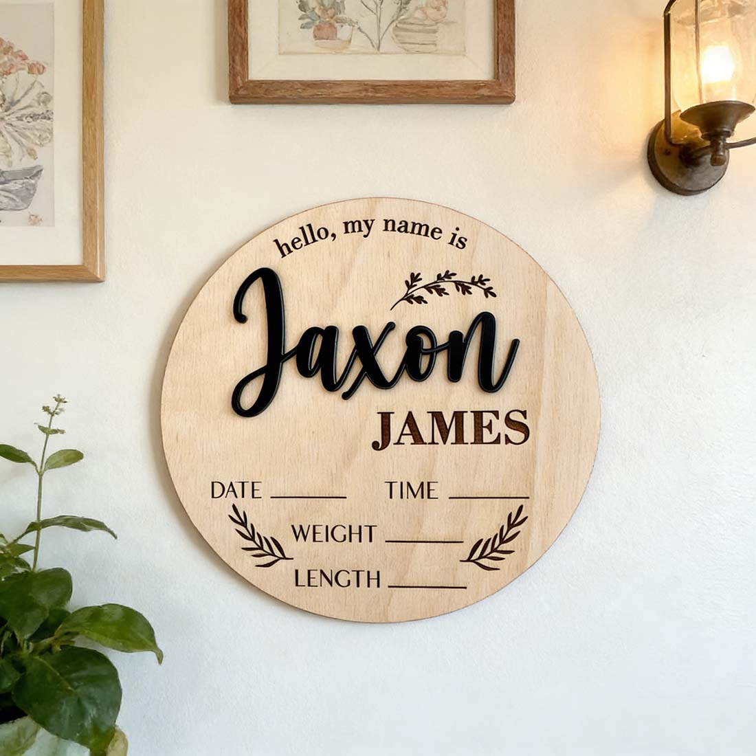 1Pc Custom Baby Announcement S - огляд і ціна Interior Design Names