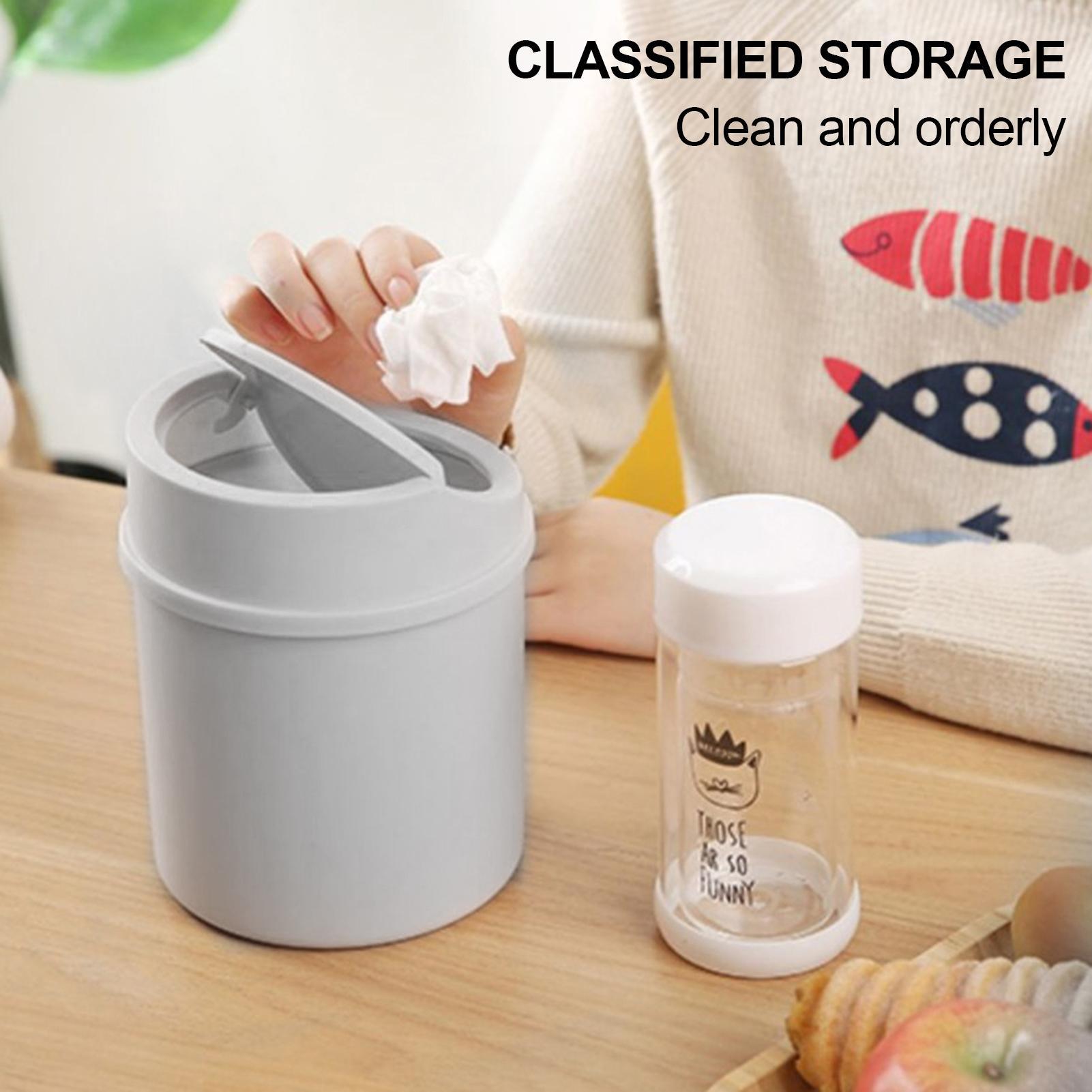 1pc Mini Desktop Trash Can Wit - огляд і ціна Interior Design Your Home