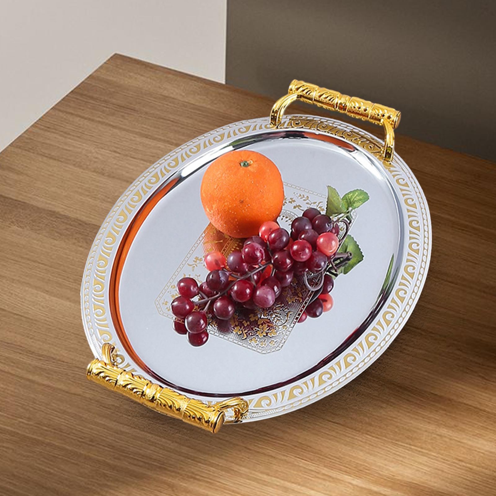 Decorative Serving Tray Oval M - огляд і ціна Travertine Tray Oval
