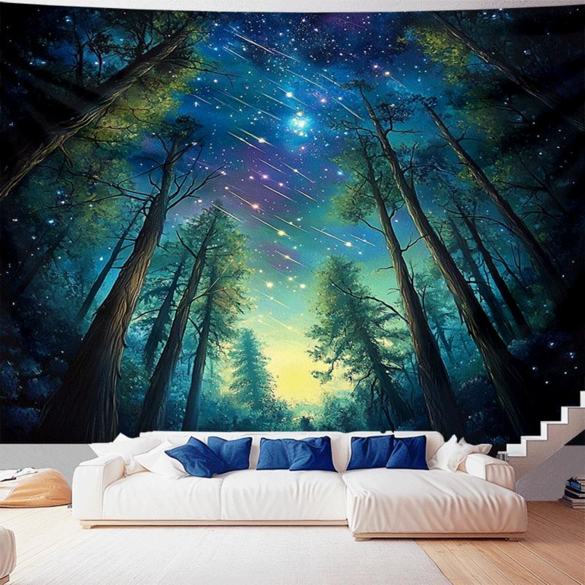 Starry Night Forest Sky Wall T - огляд і ціна Interior Design Hd