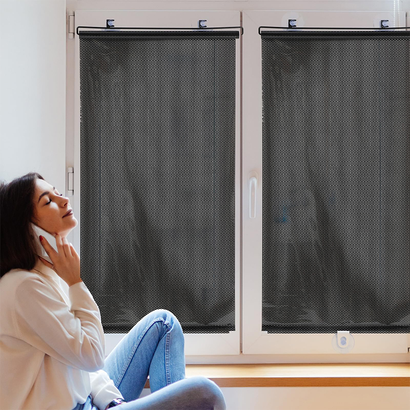 Window Roller Blinds Suction C - огляд і ціна Linen Roller Blind