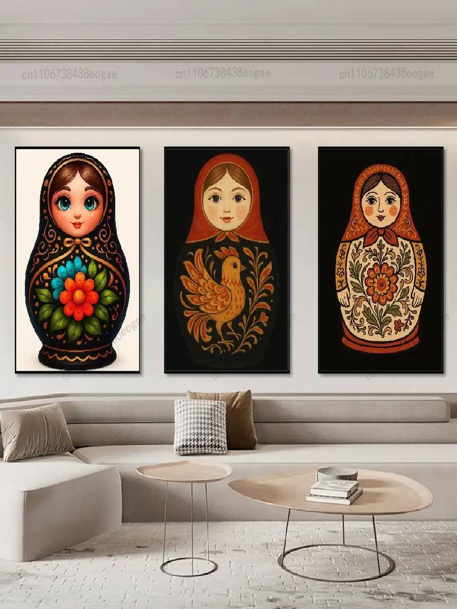 Dolls Matryoshka Russian Art P - огляд і ціна Interior Design Hd