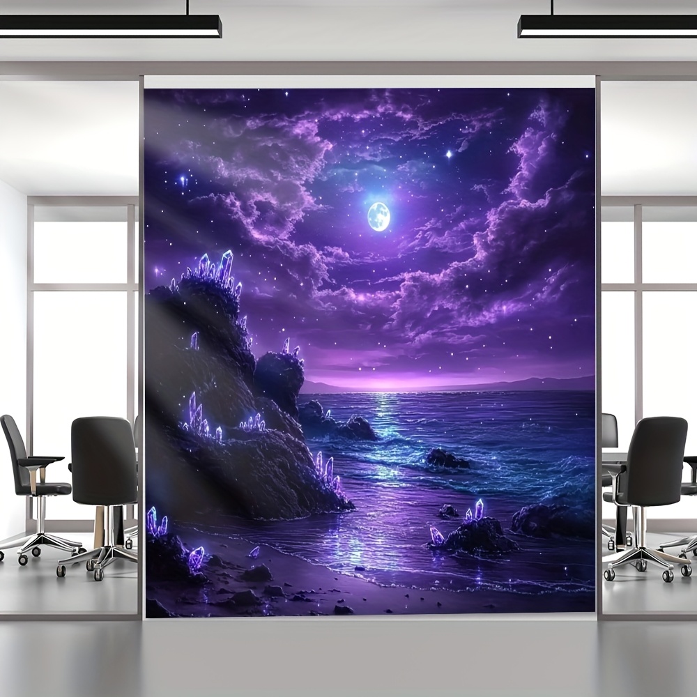 Purple Moon Ocean Night Wall M - огляд і ціна Interior Design Hd