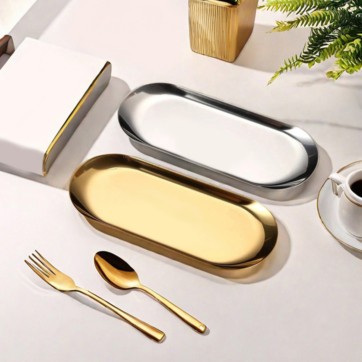 WORTHBUY Nordic Style Oval Ser - огляд і ціна Travertine Tray Oval
