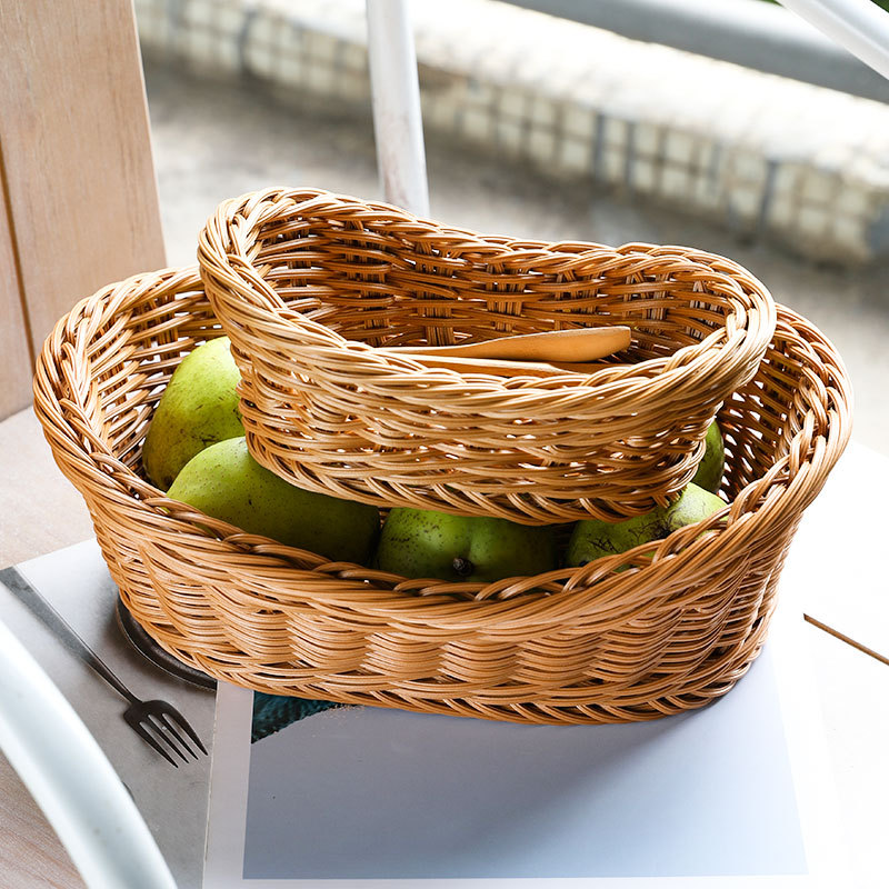 Oval Rattan Woven Storage Bask - огляд і ціна Travertine Tray Oval
