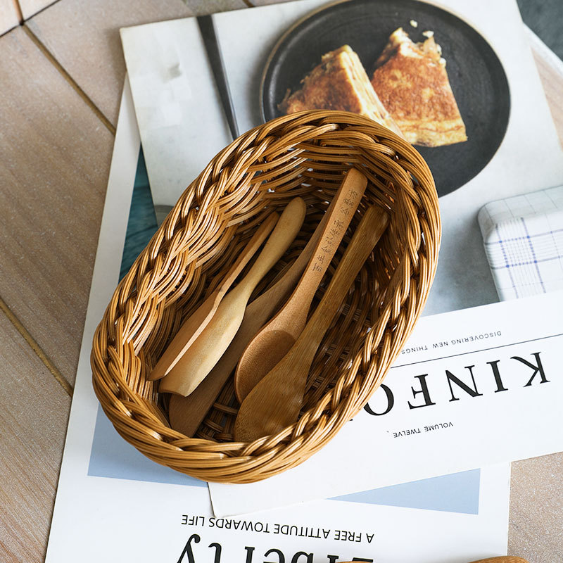 Oval Rattan Woven Storage Bask - огляд і ціна Travertine Tray Oval