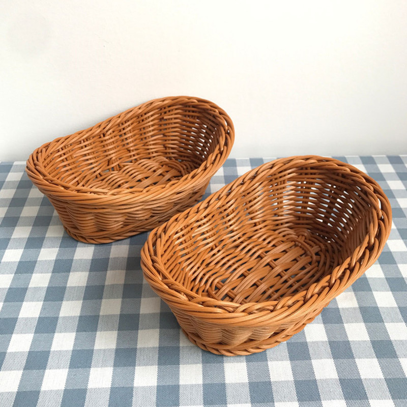Oval Rattan Woven Storage Bask - огляд і ціна Travertine Tray Oval