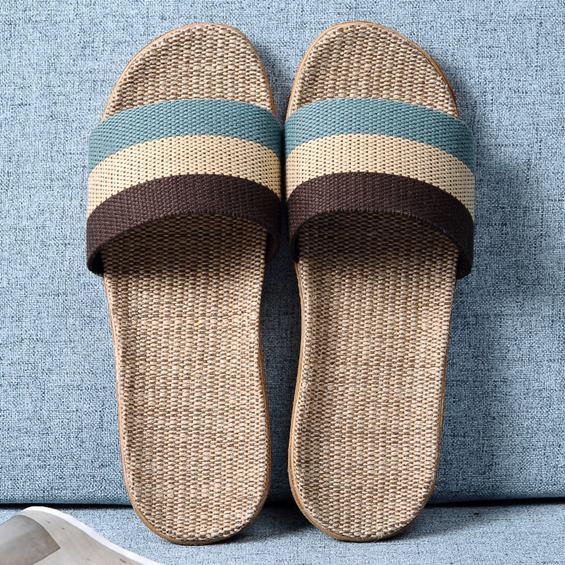 Men Multicolor Flax Slippers S - огляд і ціна Linen Roller Blind