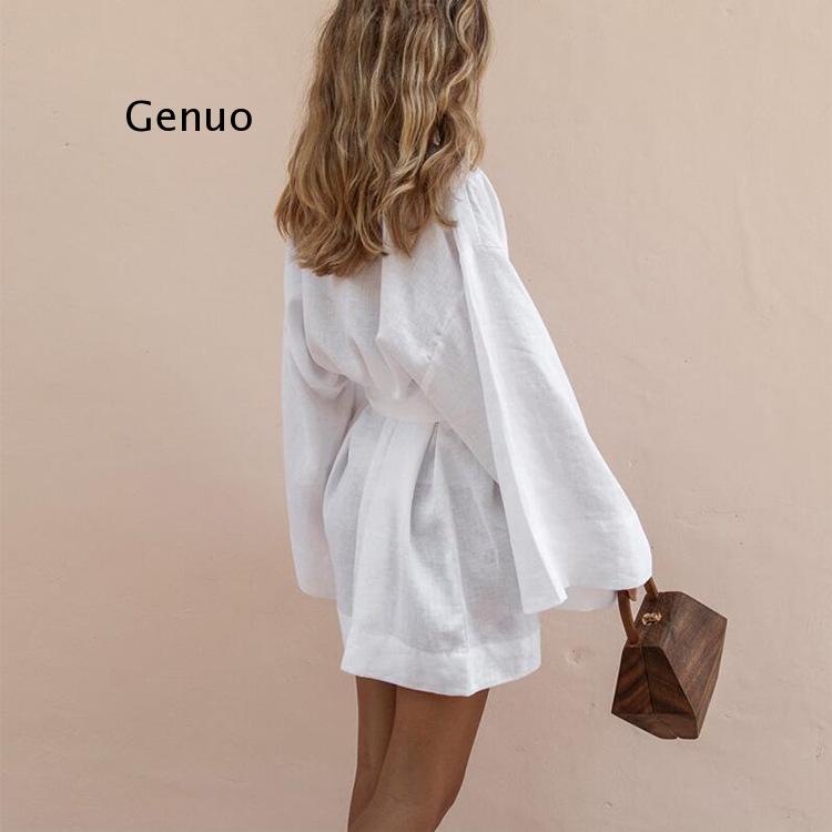 Lace Up Women's V-Neck Kimono  - огляд і ціна Linen Roller Blind
