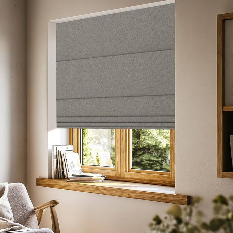 French Linen Blackout Roman Bl - огляд і ціна Linen Roller Blind