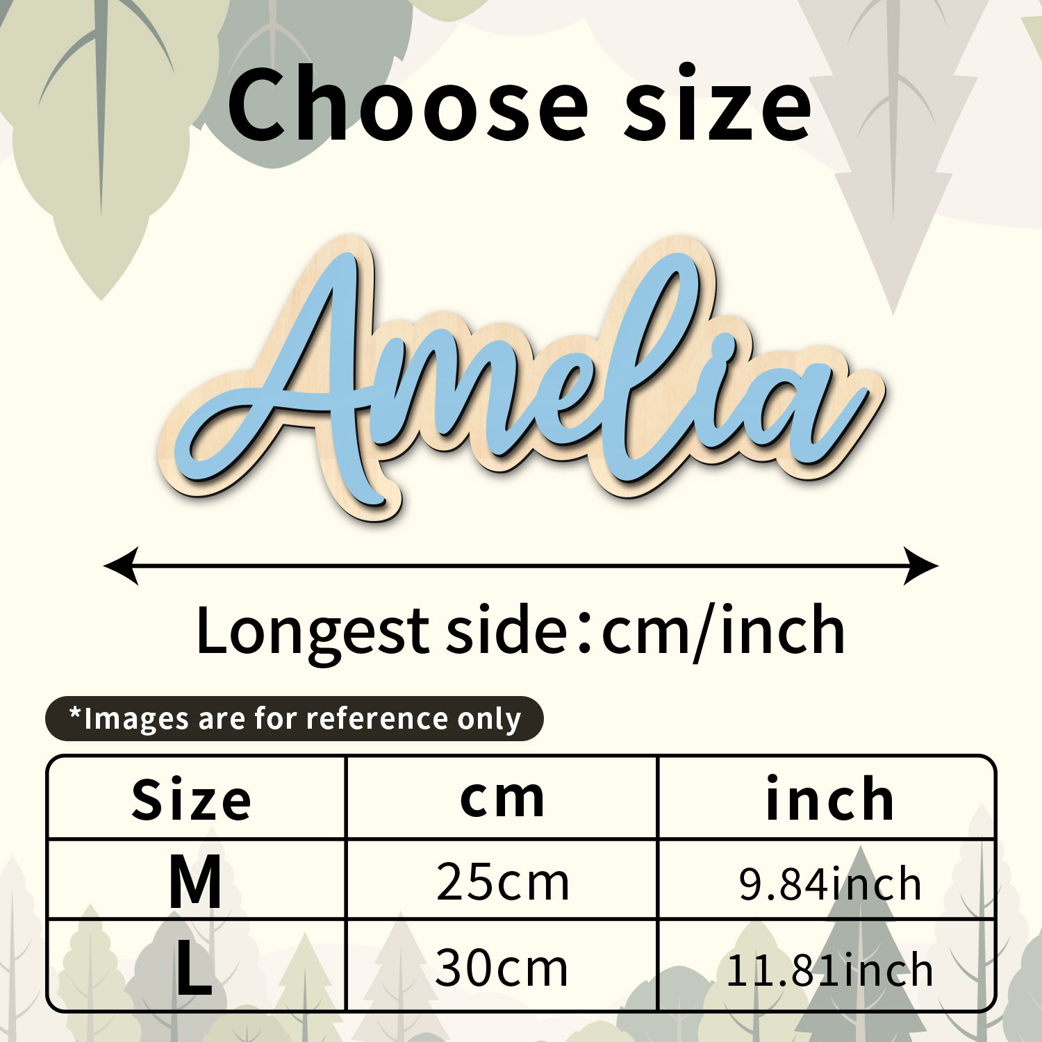 1pc Customized Wooden Name Dec - огляд і ціна Interior Design Names