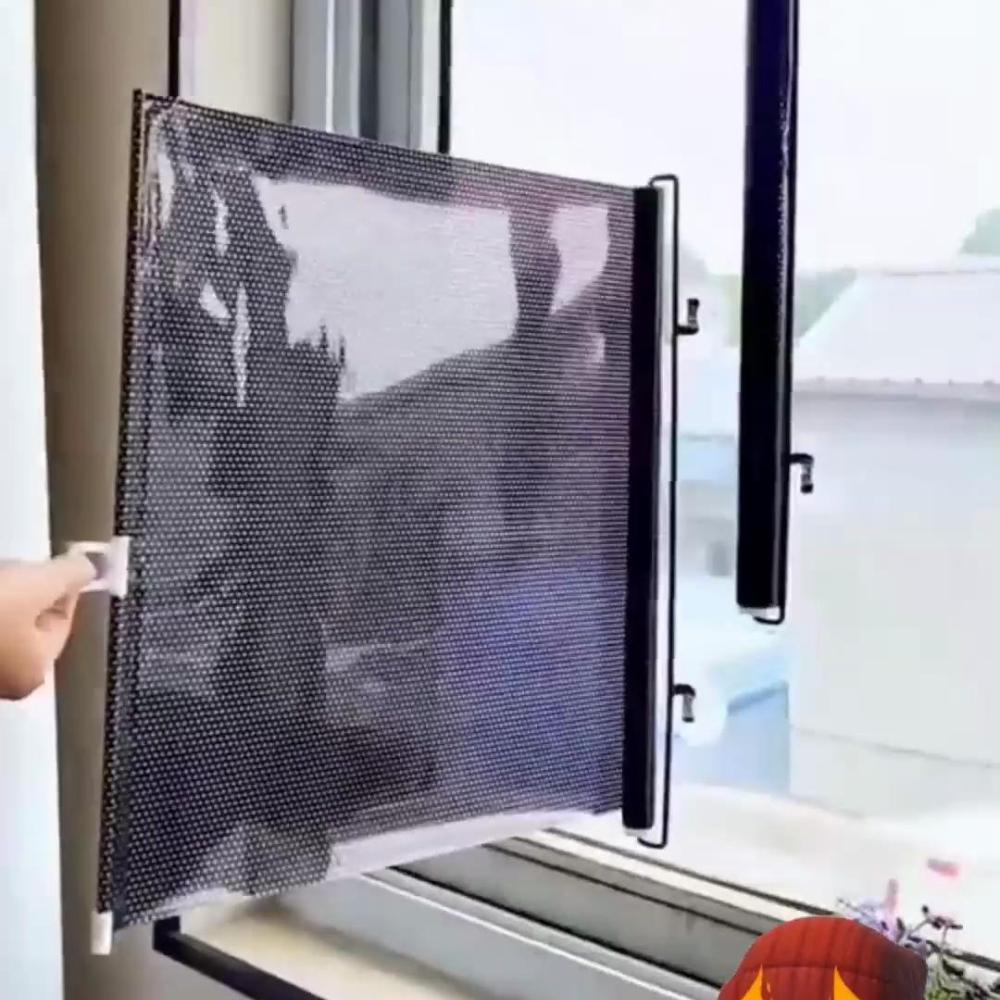 Retractable Shading Curtain Ca - огляд і ціна Linen Roller Blind
